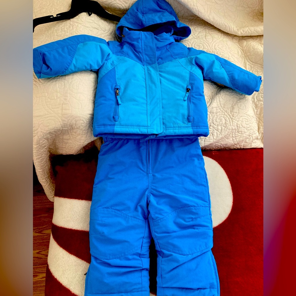 LL BEAN 2T 2-piece Snowsuit